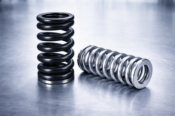 Druckfeder angelegt & geschliffen Druckfeder angelegt & geschliffen